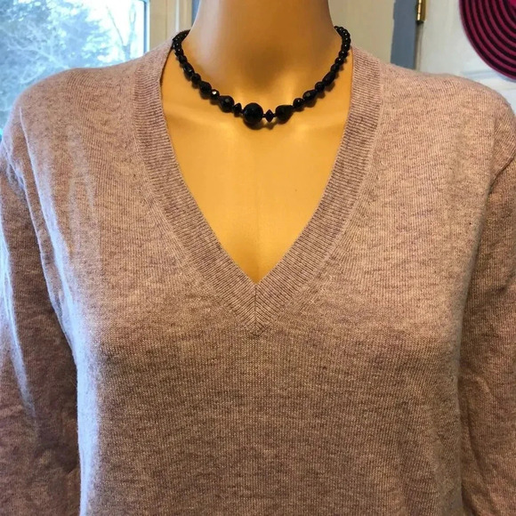 J.Crew Wool Blend Women V Neck Pullover Sweater Size M - Picture 8 of 9